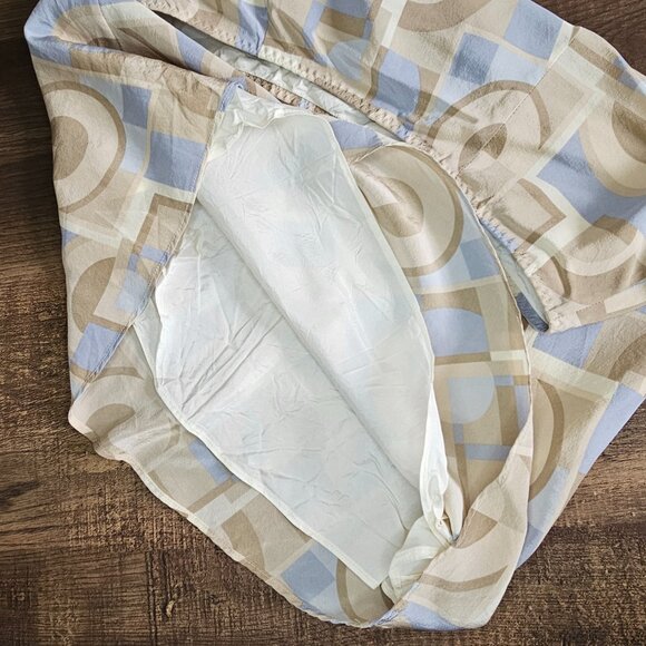 Banana Republic 100% Silk Pencil Skirt with Geometric Print, 2 - Picture 7 of 7